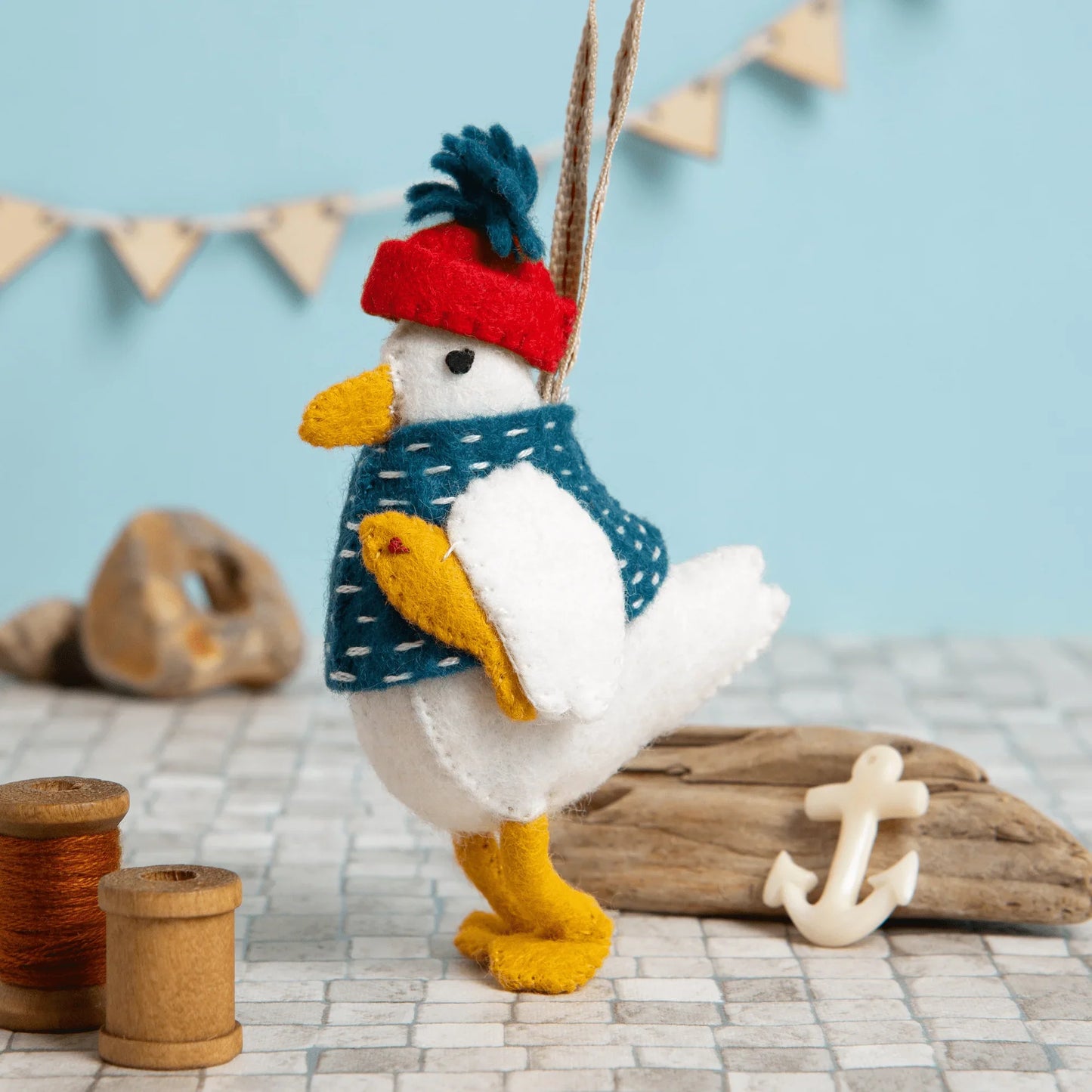 Sam the Seagull Felt Craft Mini Kit MKSSG1F