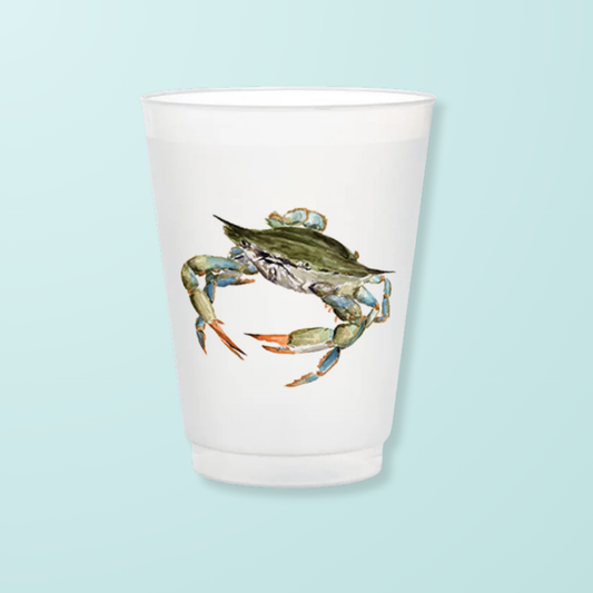 Blue Crab Frosted Cups