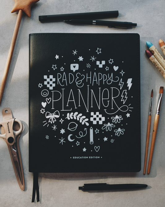 8x10 Undated Education Planner - Doodle Edition