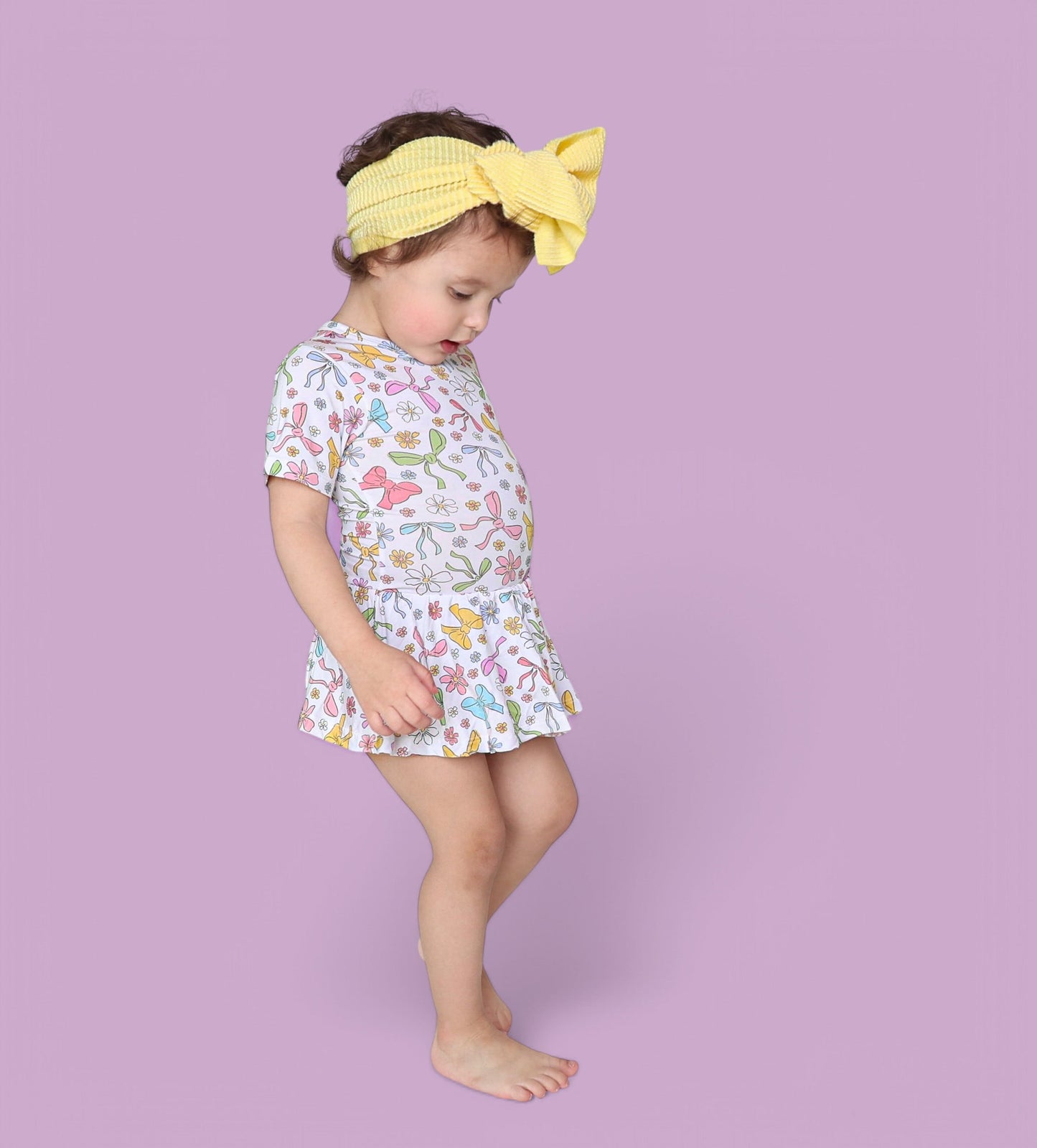 BOW GARDEN DREAM BODYSUIT DRESS