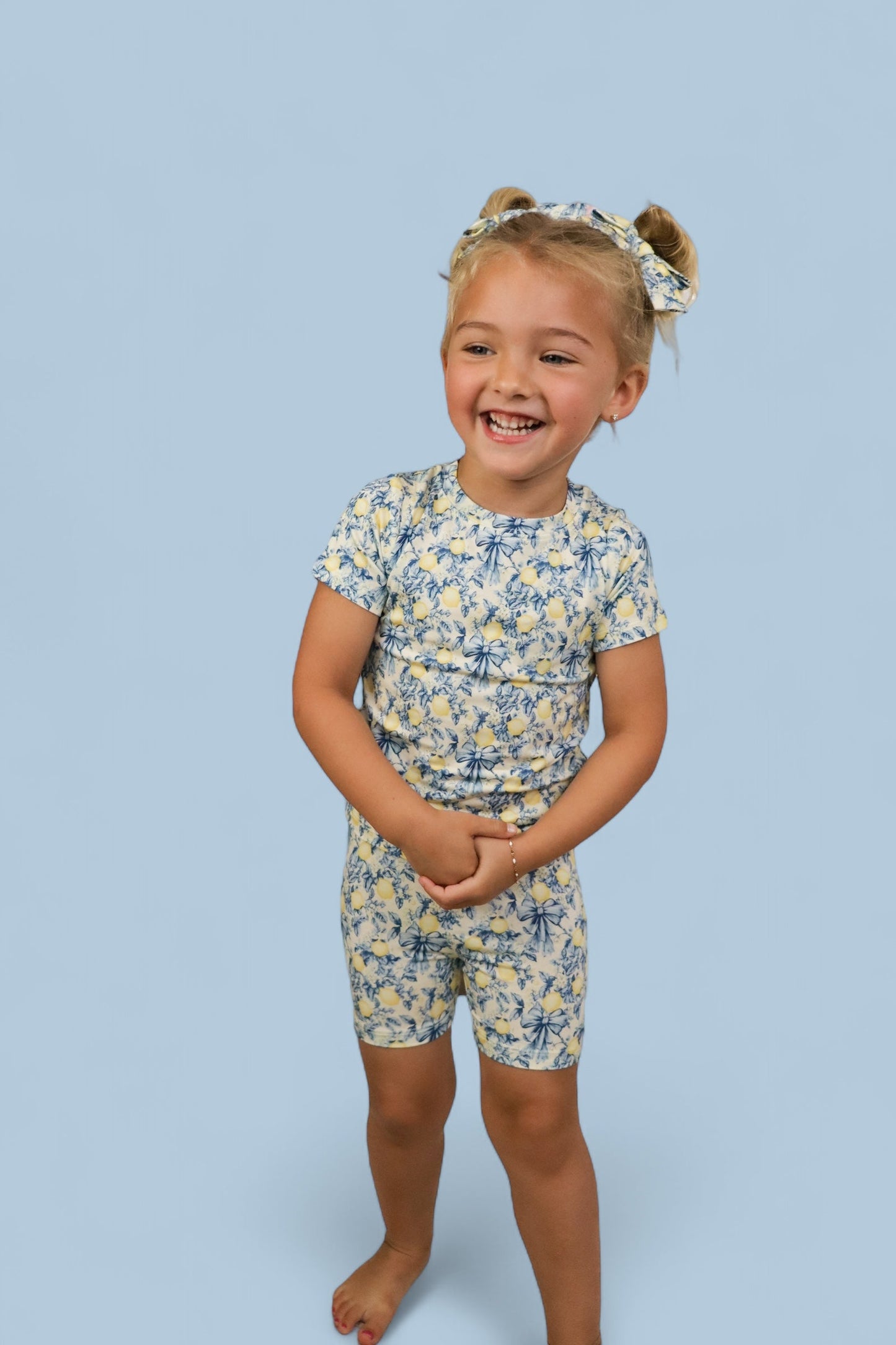 VINTAGE CITRUS TOILE DREAM SHORT SET