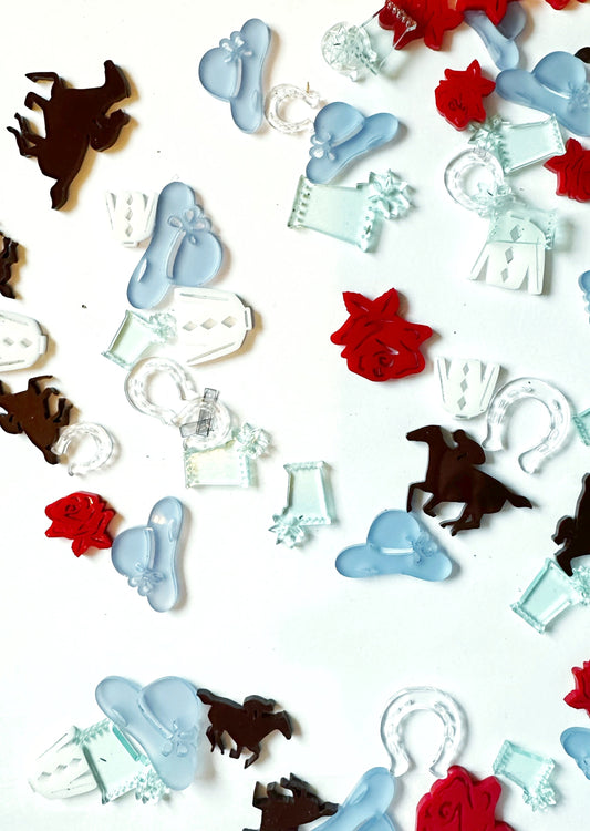 Kentucky Derby Acrylic Confetti