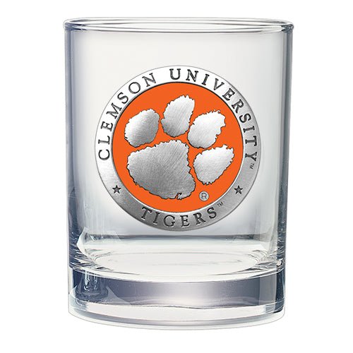 Clemson Tigers Double Old Fashioned Glass, 13.5 oz