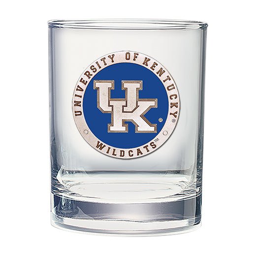 Kentucky Wildcats UK Logo Double Old Fashioned Glass, 13.5 oz