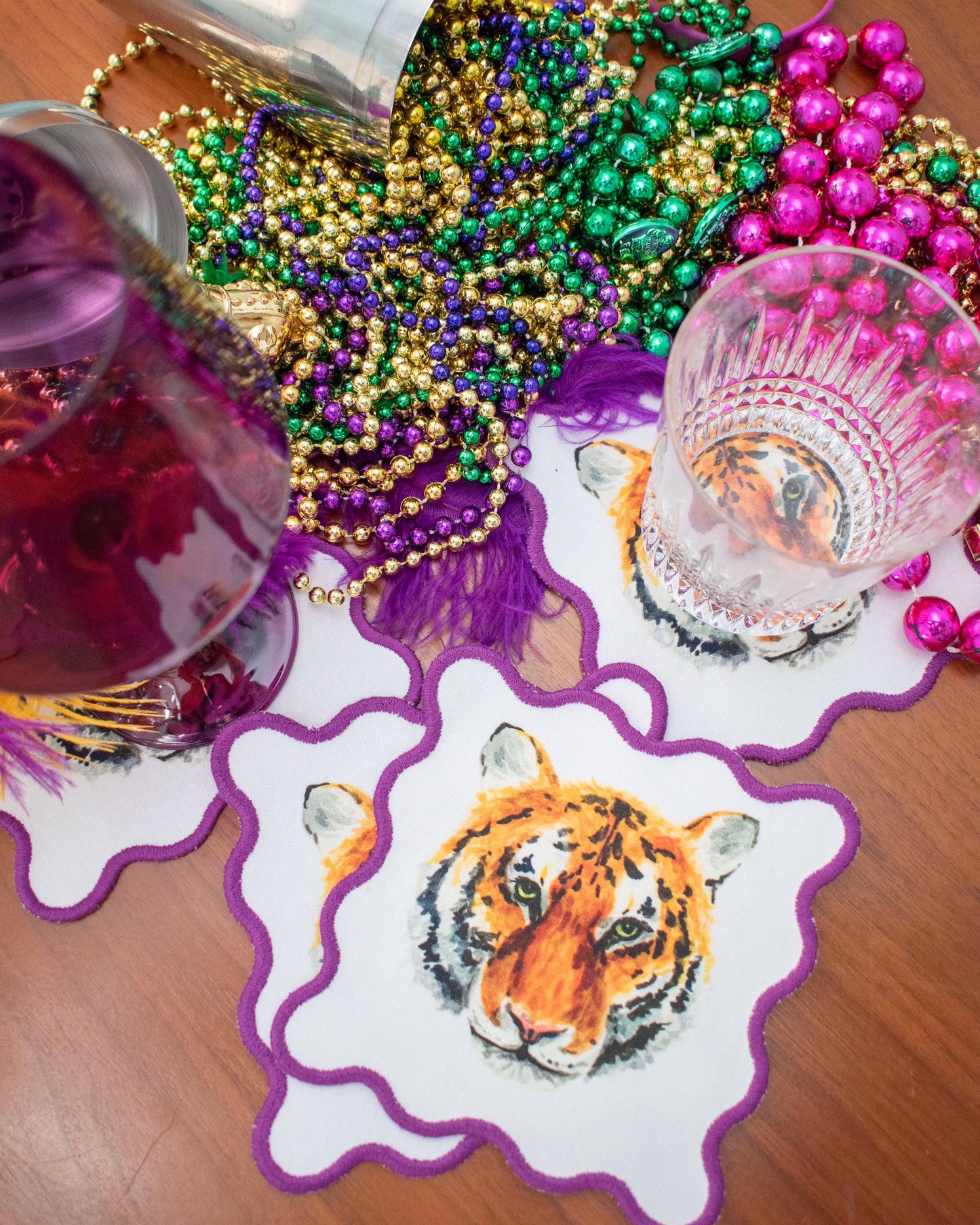 Tiger Cocktail Squares