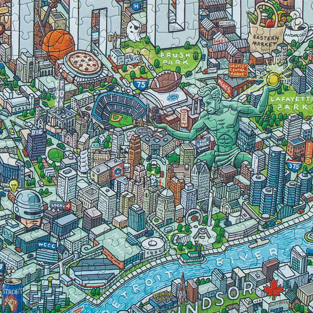 Detroit | 1000 Piece Puzzle