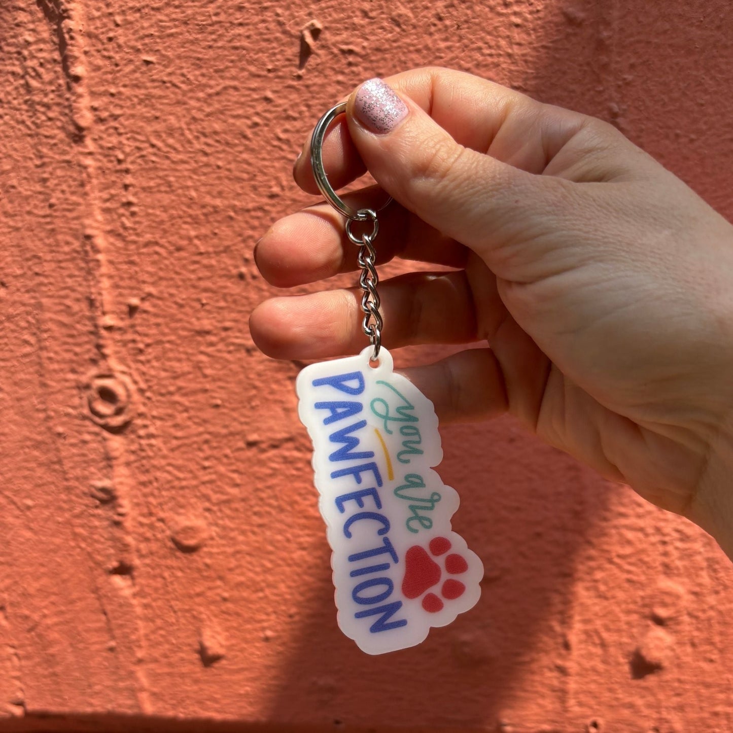 Dog-Themed Acrylic Keychains | 5 Style Options | Rescue Favorite Breed, I Woof You & Puppy Lover