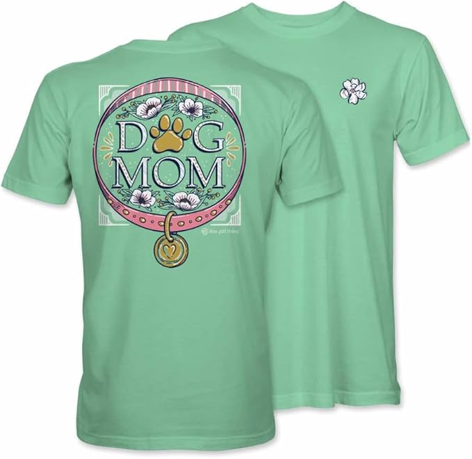 Dog Mom - Paw Print - Adult T-Shirt - Itsa Girl Thing