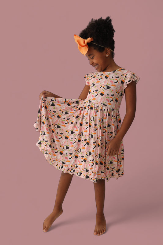 SWEET PEA SUSHI DREAM RUFFLE DRESS