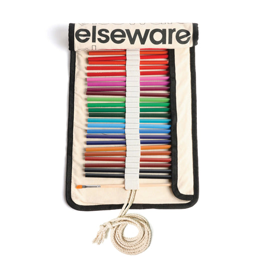 Watercolor Pencils – 36 Colors – Canvas Rollup – Eco-Friendly