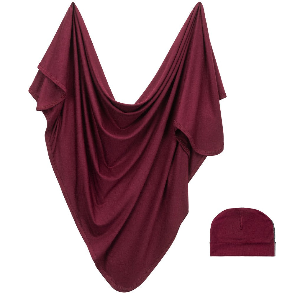 Forever™ Swaddle + Hat Sets: Assorted Colors