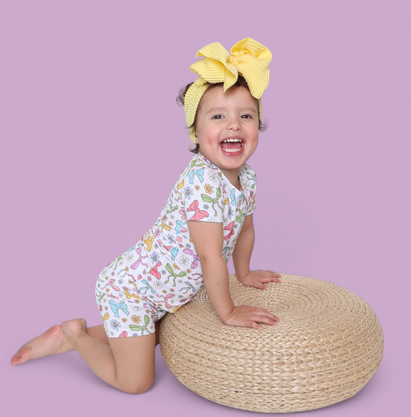 BOW GARDEN DREAM SHORT SET