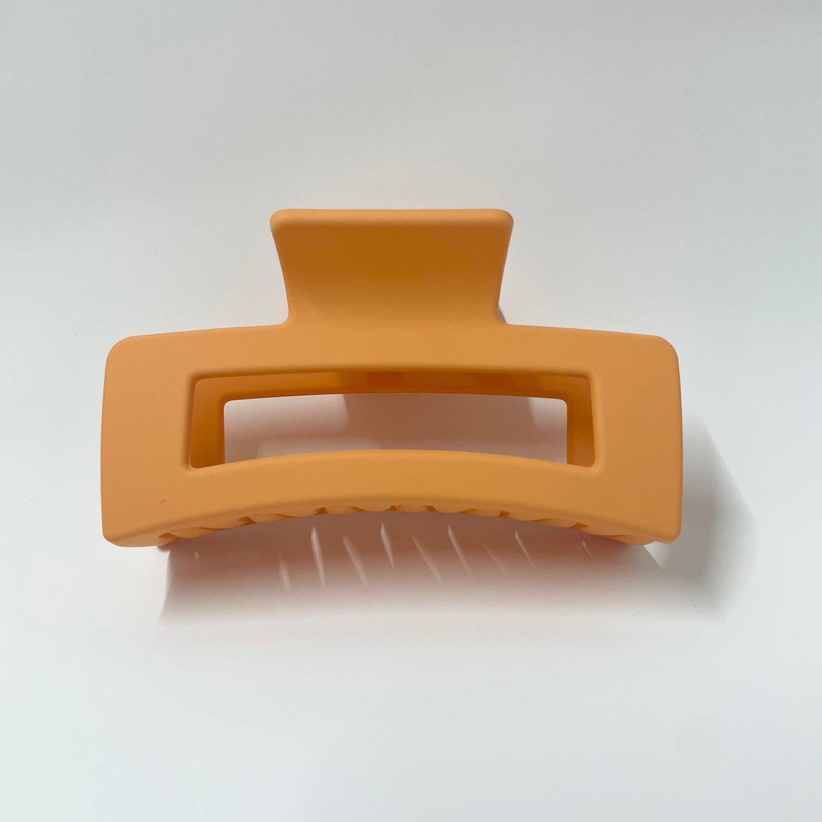 Orange Matte Hair Clip