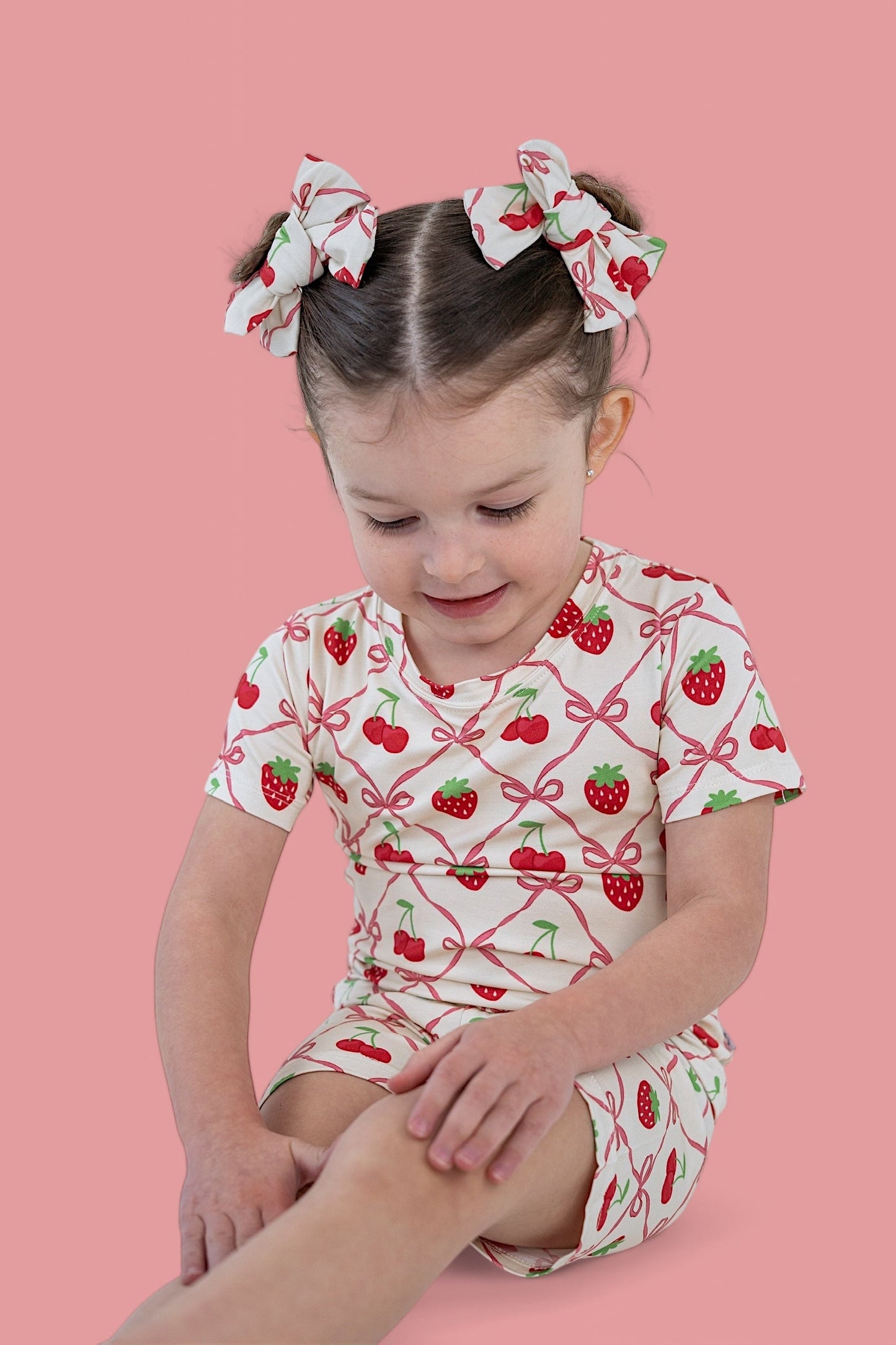 CHERRY BOW BERRY DREAM SHORT SET