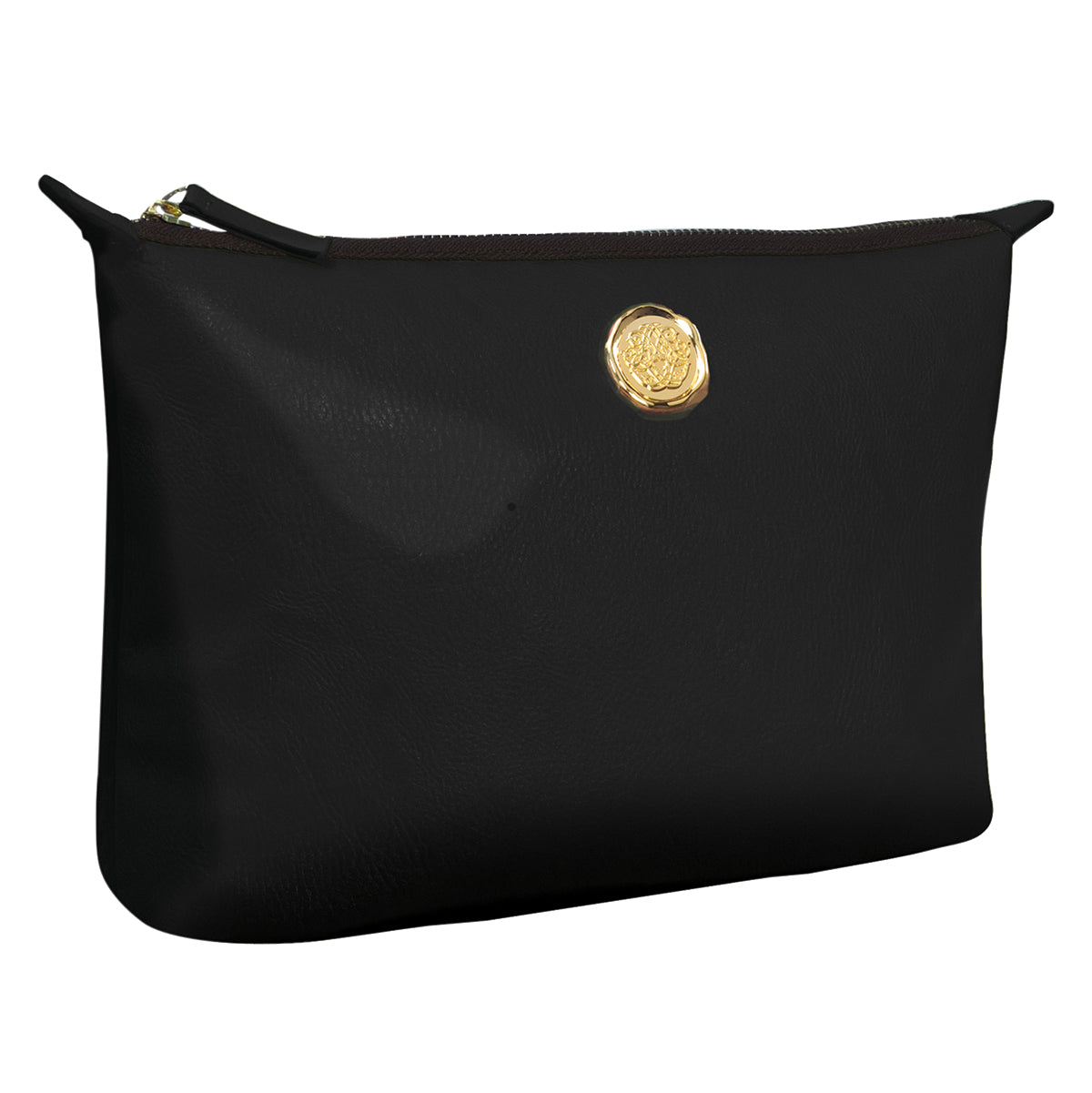 Onyx Black Large Cosmetic Bag
