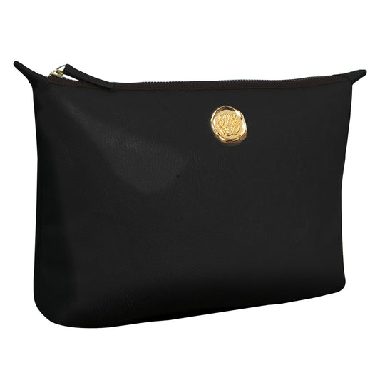 Onyx Black Large Cosmetic Bag