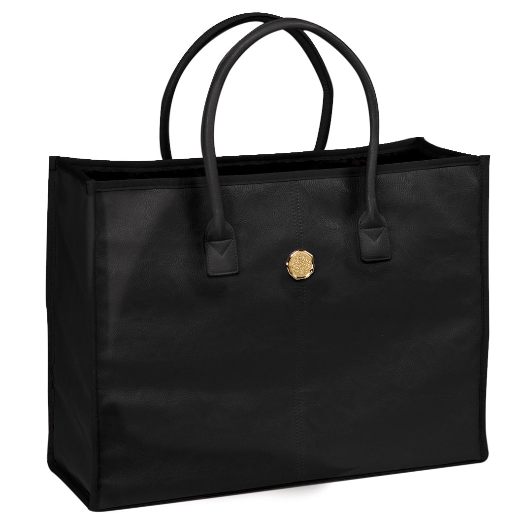 Onyx Black Tote Bag