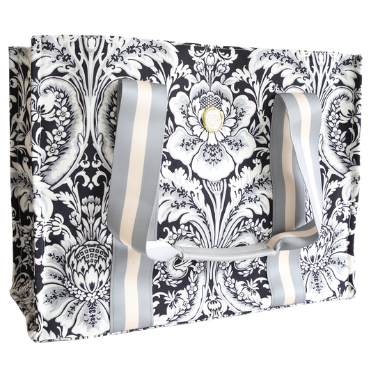 Damask Noire Tote Bag