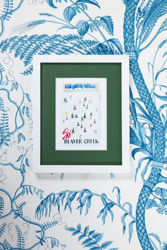 Beaver Creek Colorado Matchbook Art Print