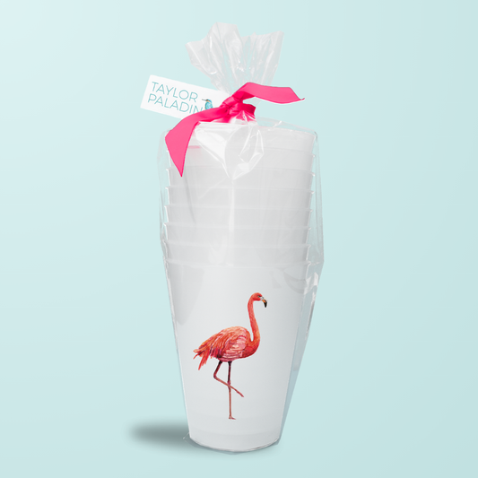 Plastic Flamingo Cups