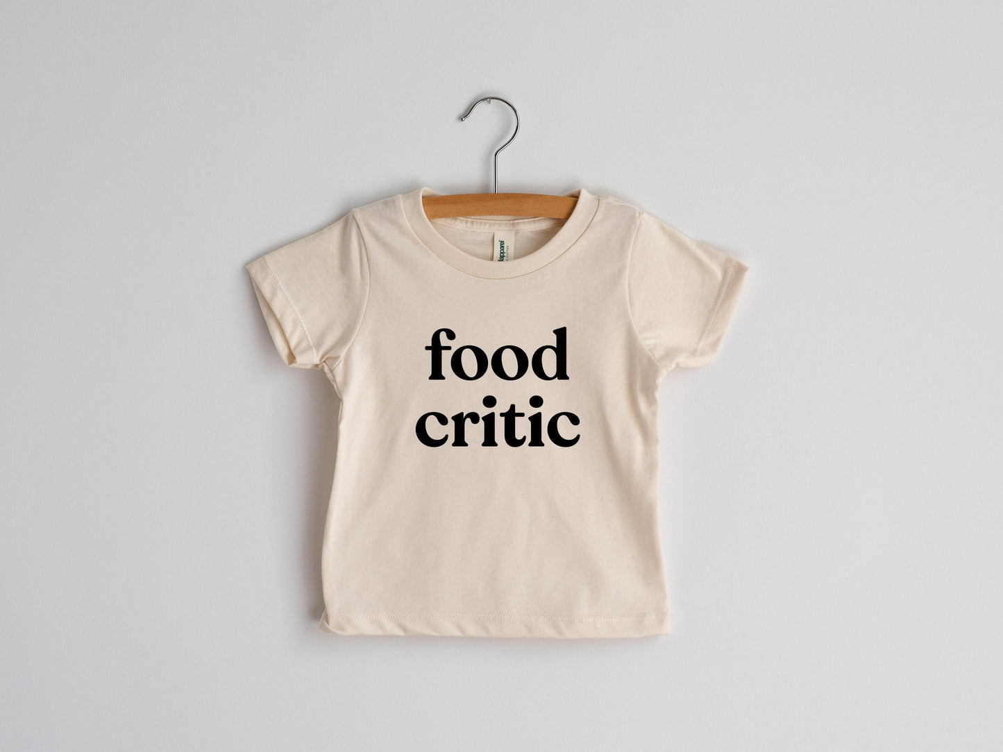 Food Critic Cream Organic Baby & Kids Tee