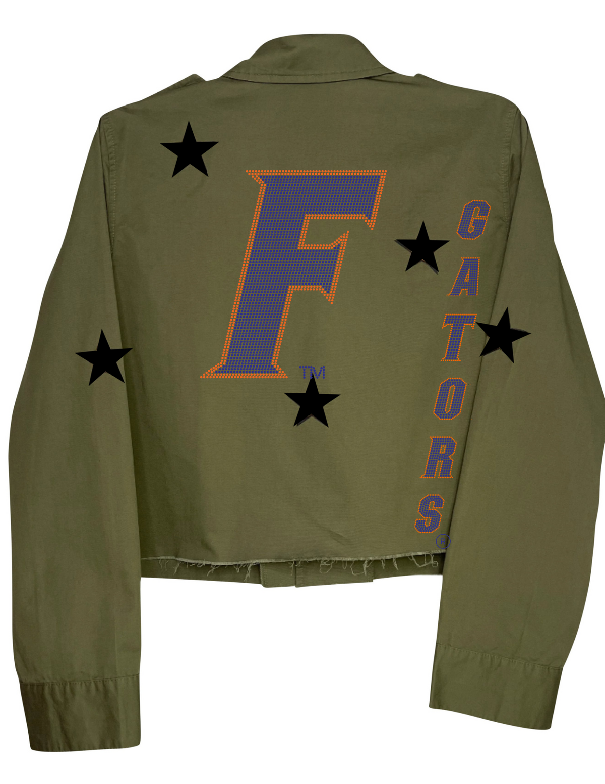 University of Florida F Gators Army Green Shacket