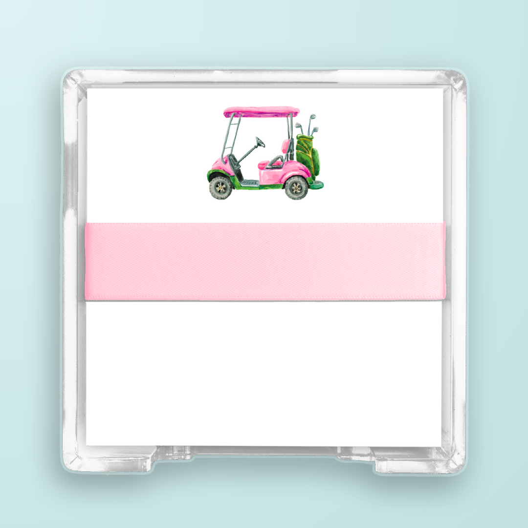 Golf Cart Square Desk Set