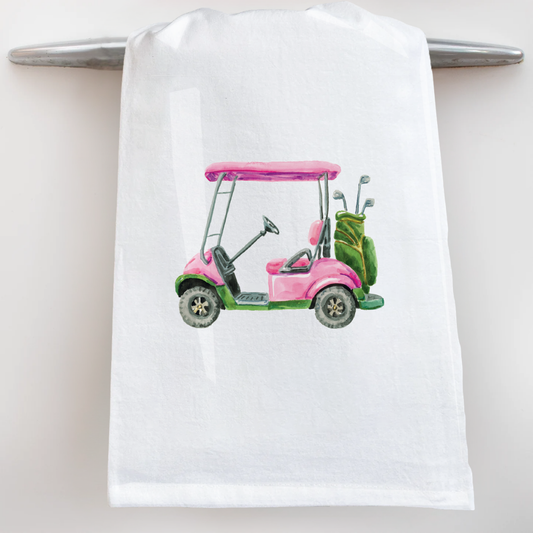 Golf Cart Tea Towel