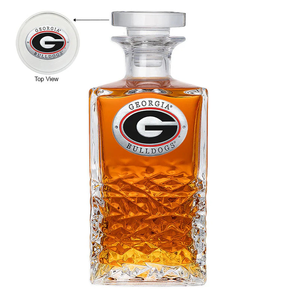 Georgia Bulldogs Heritage Decanter