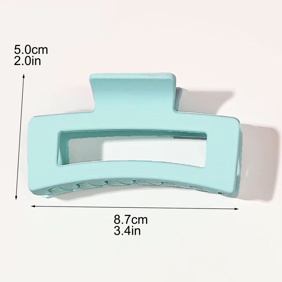 Orange Matte Hair Clip