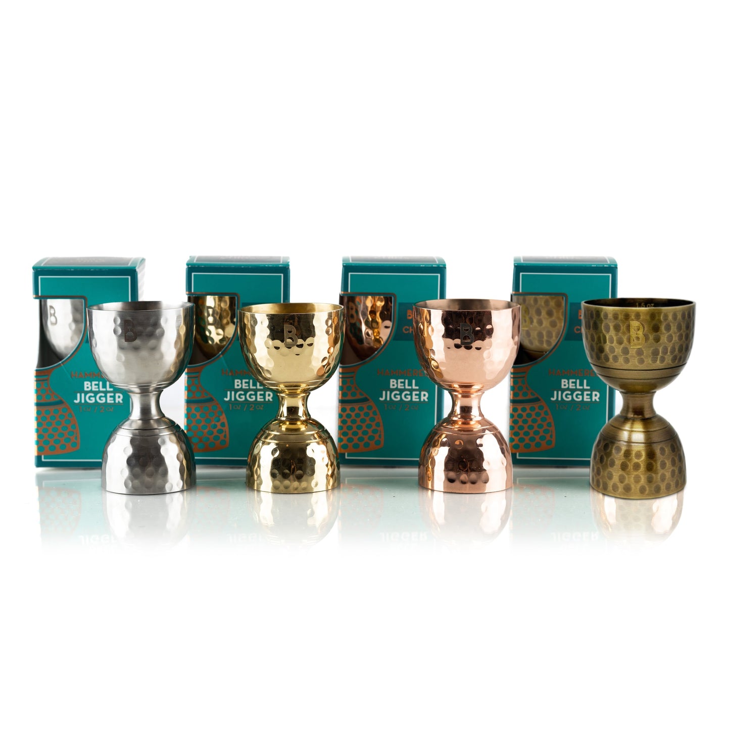 Hammered Bell Jiggers