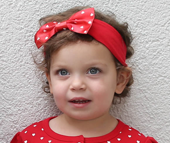 Georgia Girl's Heart Headband