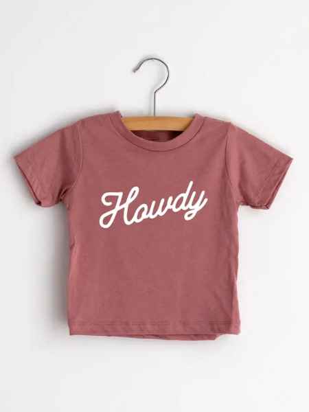 Howdy Script Baby & Kids Tri-Blend Tee