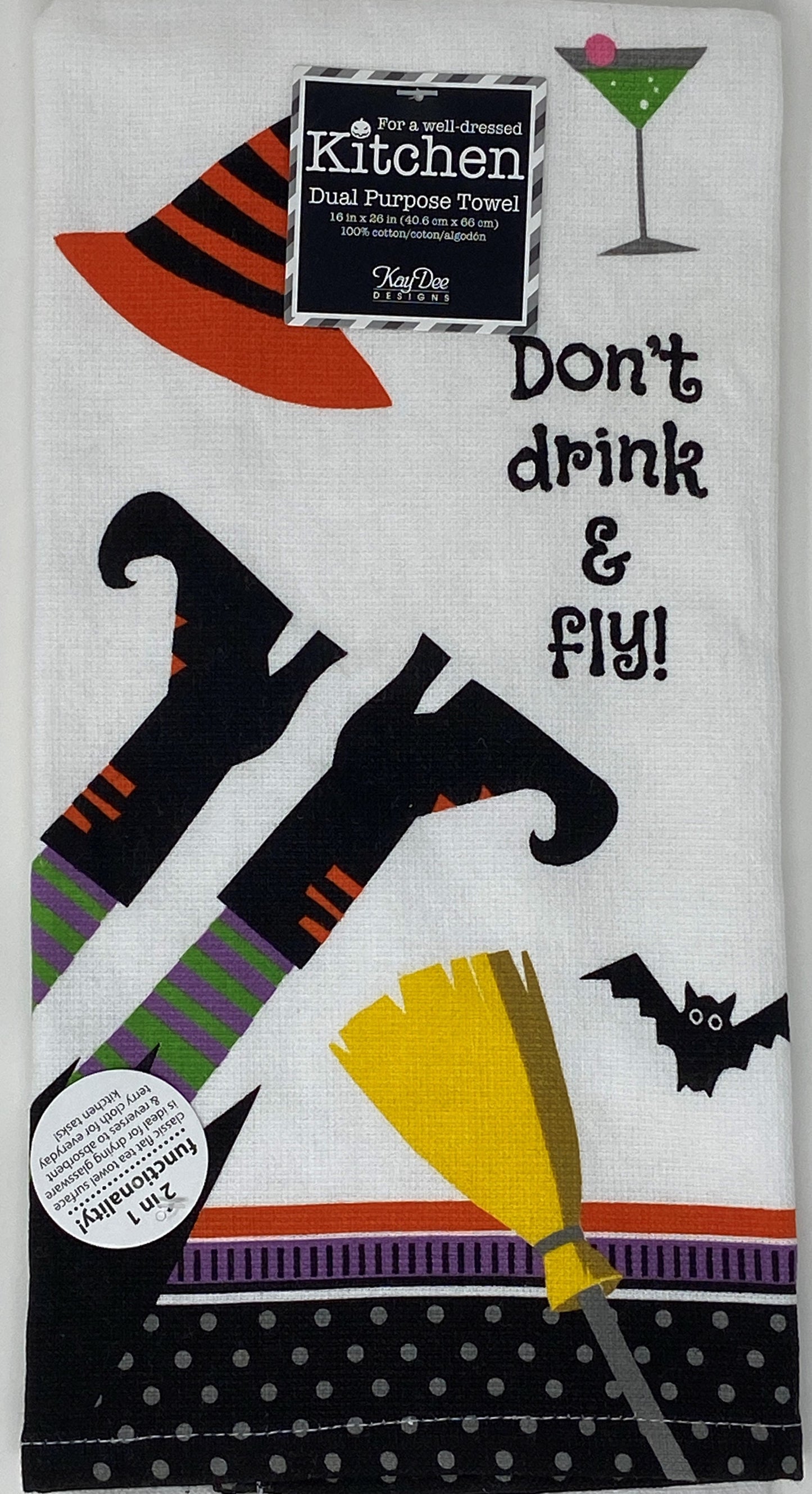 Don't Drink and Fly Kitchen Towel