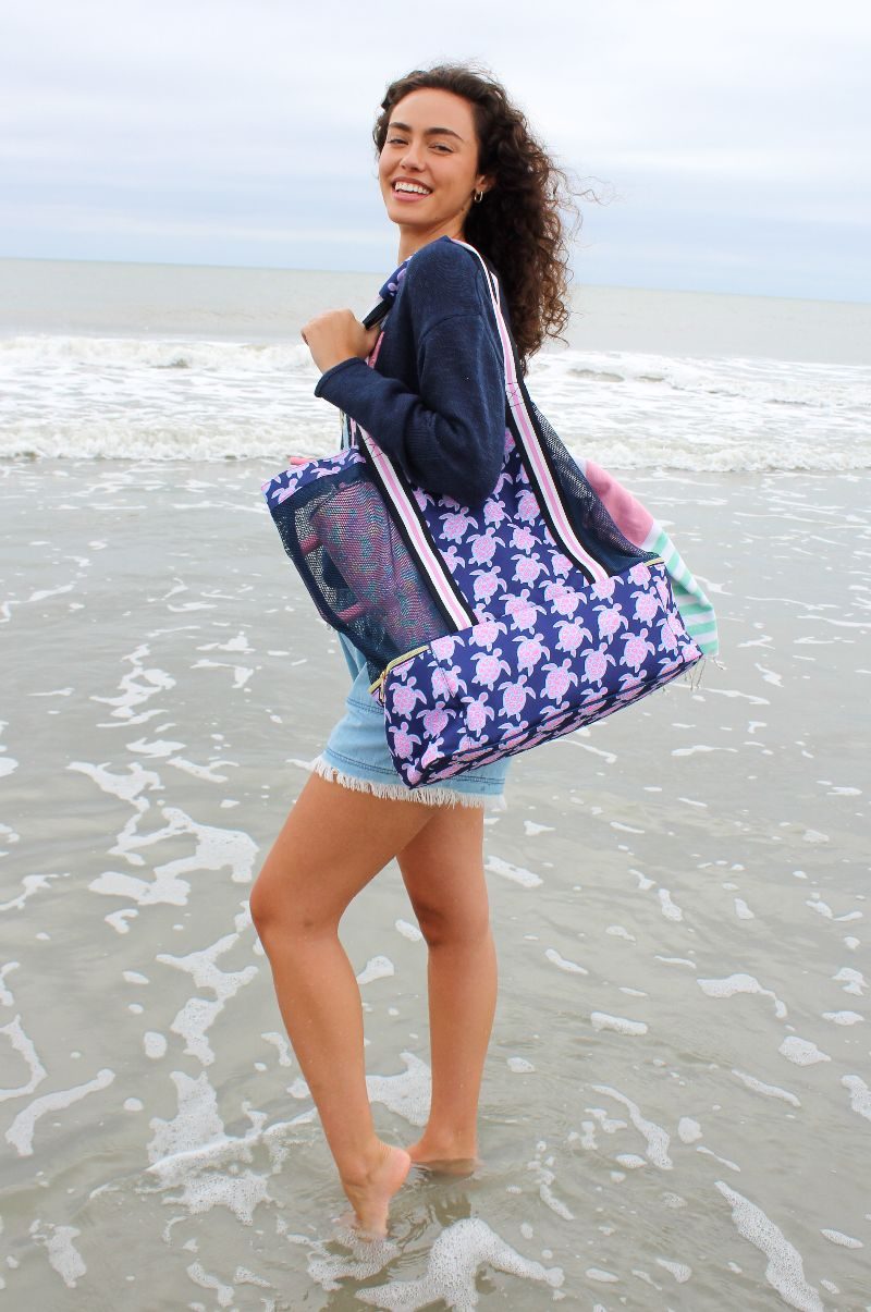 Cooler Mesh Bag with Carry Handles  - S24 - Simply Southern