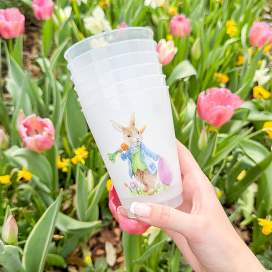 Rabbit & Carrot Frosted Cup