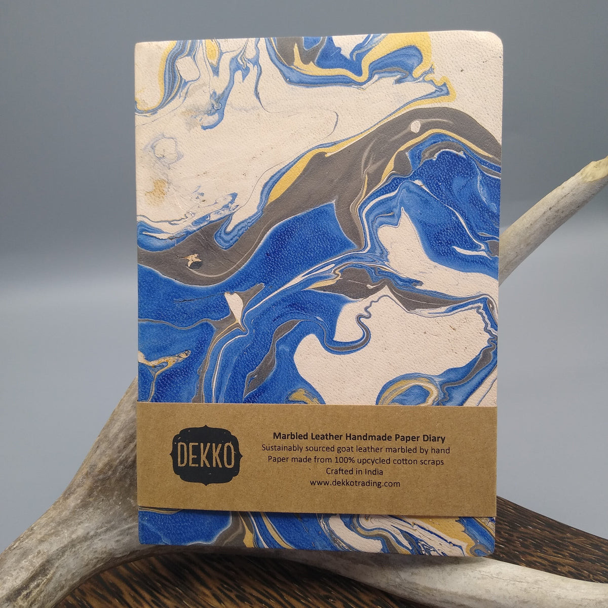 Marbled Leather Journal