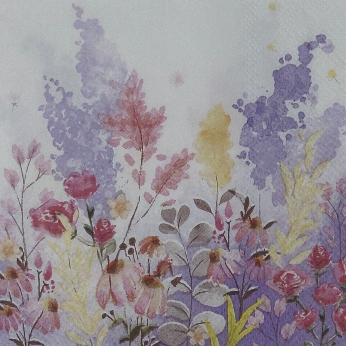 pastel watercolor floral pattern