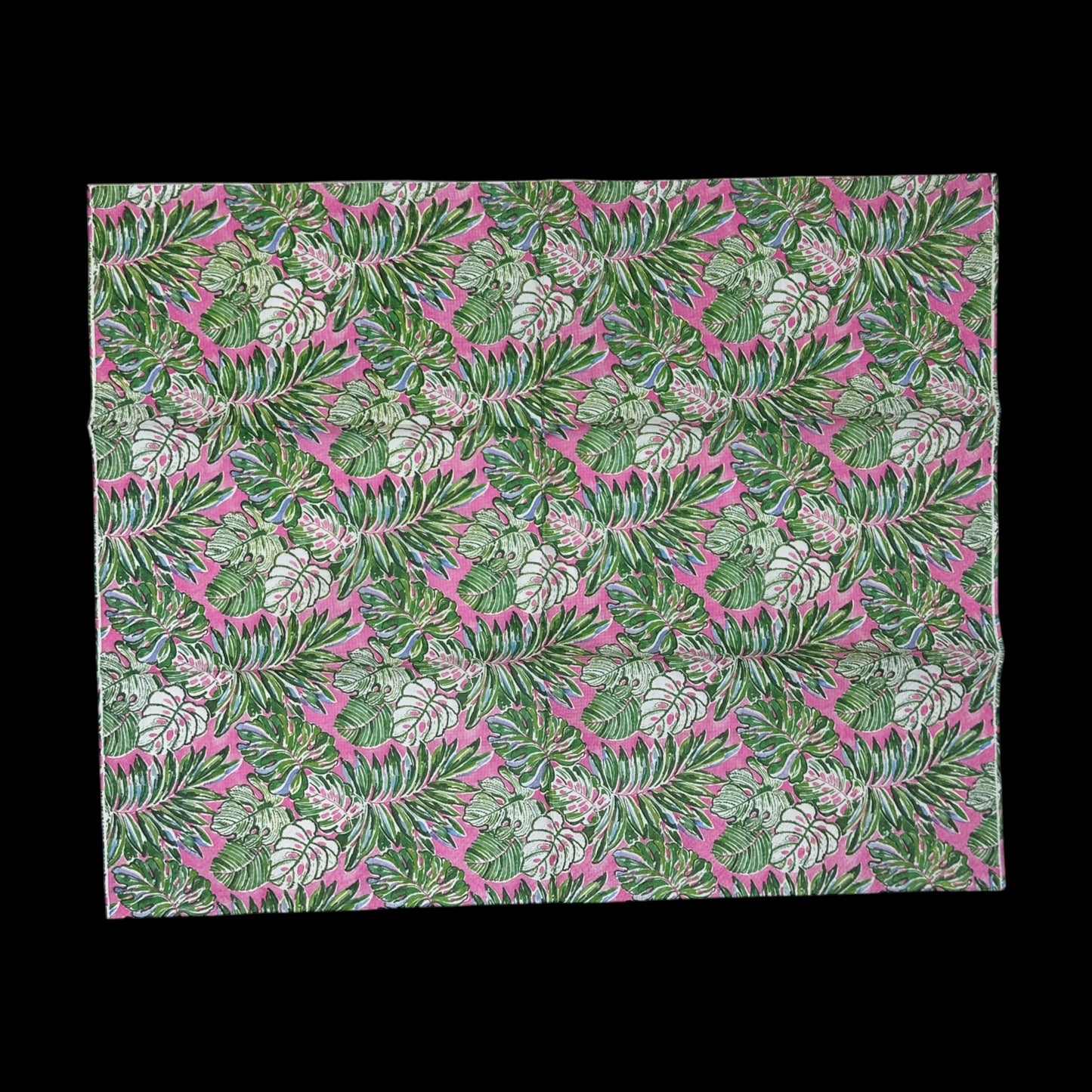 Tommy Bahama Pink & Green Palm Guest Size Decoupage Napkins – Tropical Leaf Design – Summer Paper Napkins for Crafts (Set of 2)