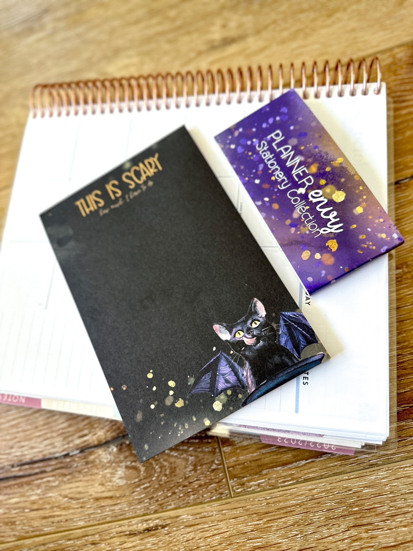 Black Spooky Halloween Notepad. It's Scary How Much I have To Do List Pad - 4x6 Inches (*Notepad Only*) (NPE010)