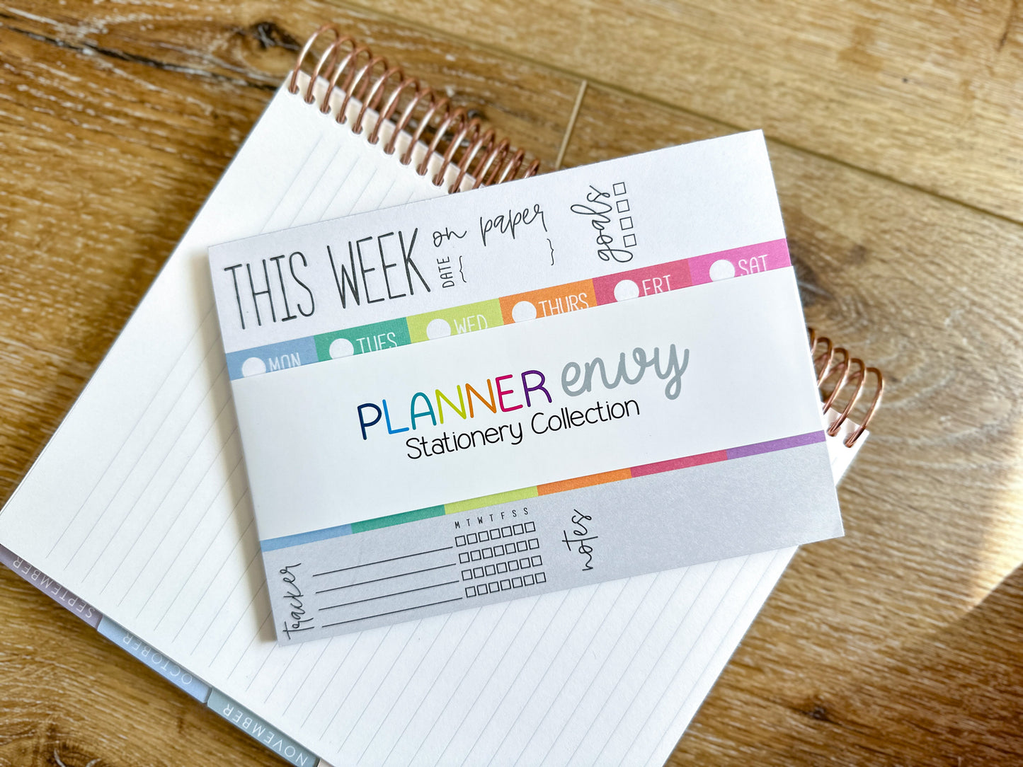 Weekly Dashboard Things To Do Rainbow Notepad - 7x5 Inches (*Notepad Only*) (NPE001)