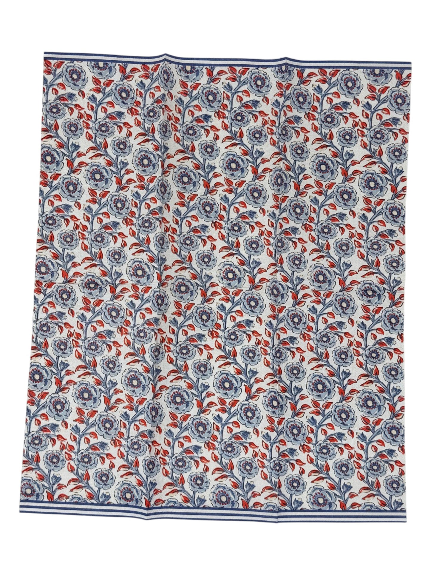 Americana Floral Decoupage Paper Napkins – You Choose Design | Red White Blue Botanical Garden | Set of 2