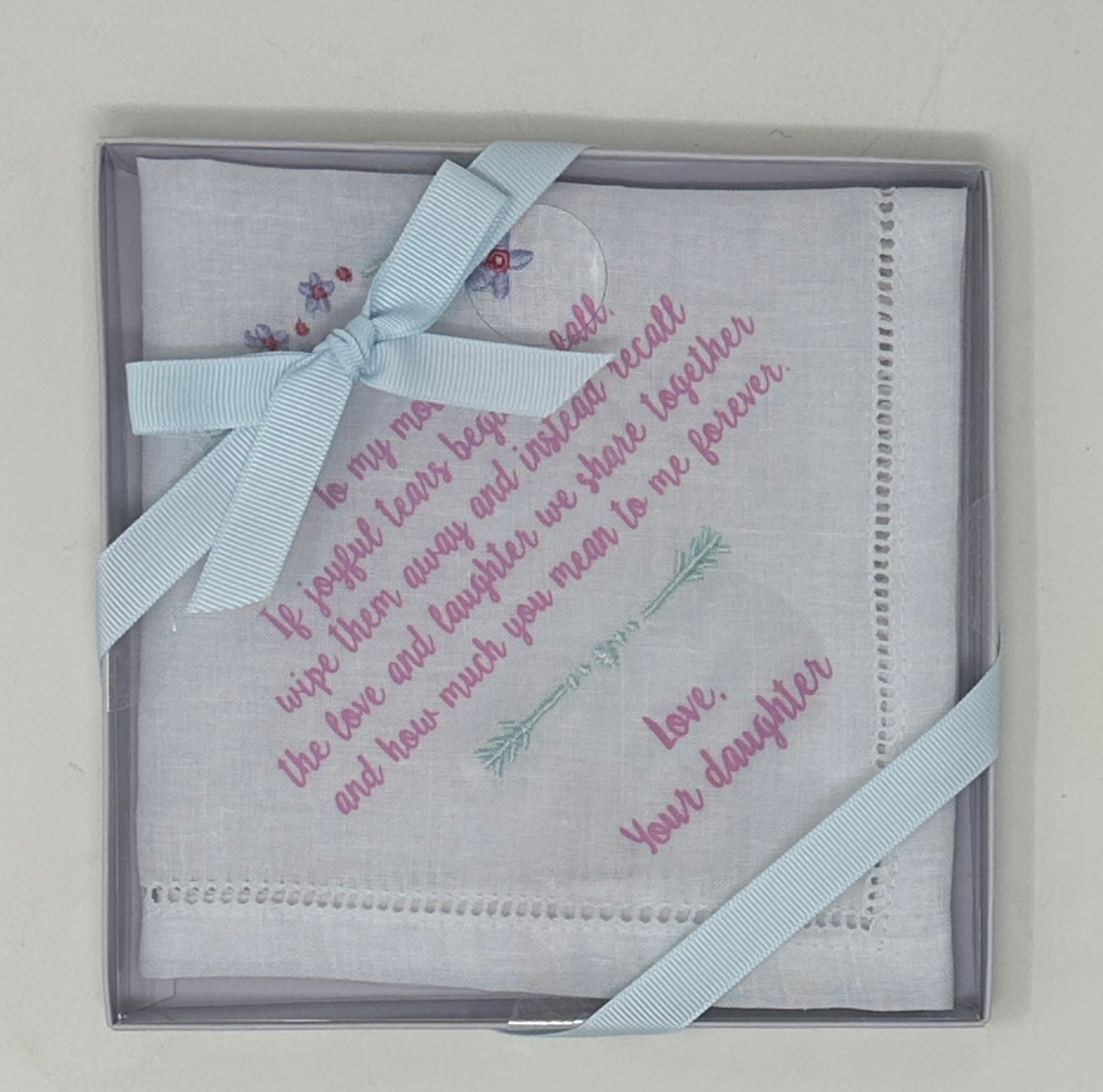 Mother of the Bride Handkerchief