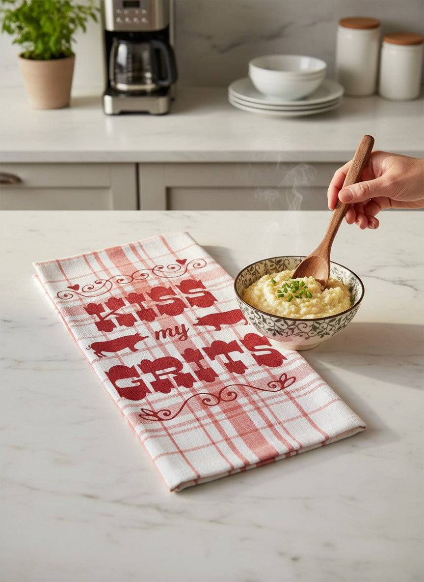 Southern Sayings Kitchen Towel Set – Funny Farmhouse Gift Bundle | 4 DII 18x28 Cotton Dish Towels