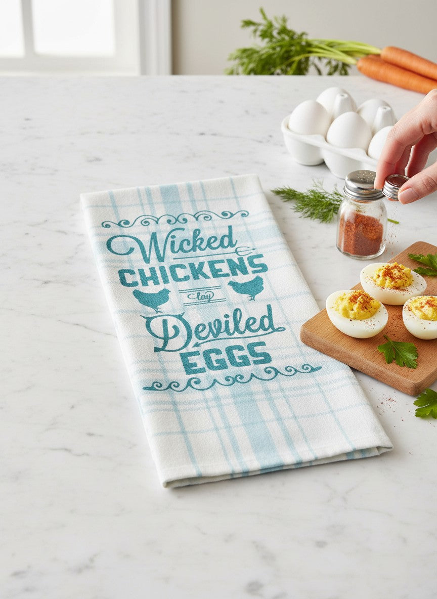 Southern Sayings Kitchen Towel Set – Funny Farmhouse Gift Bundle | 4 DII 18x28 Cotton Dish Towels