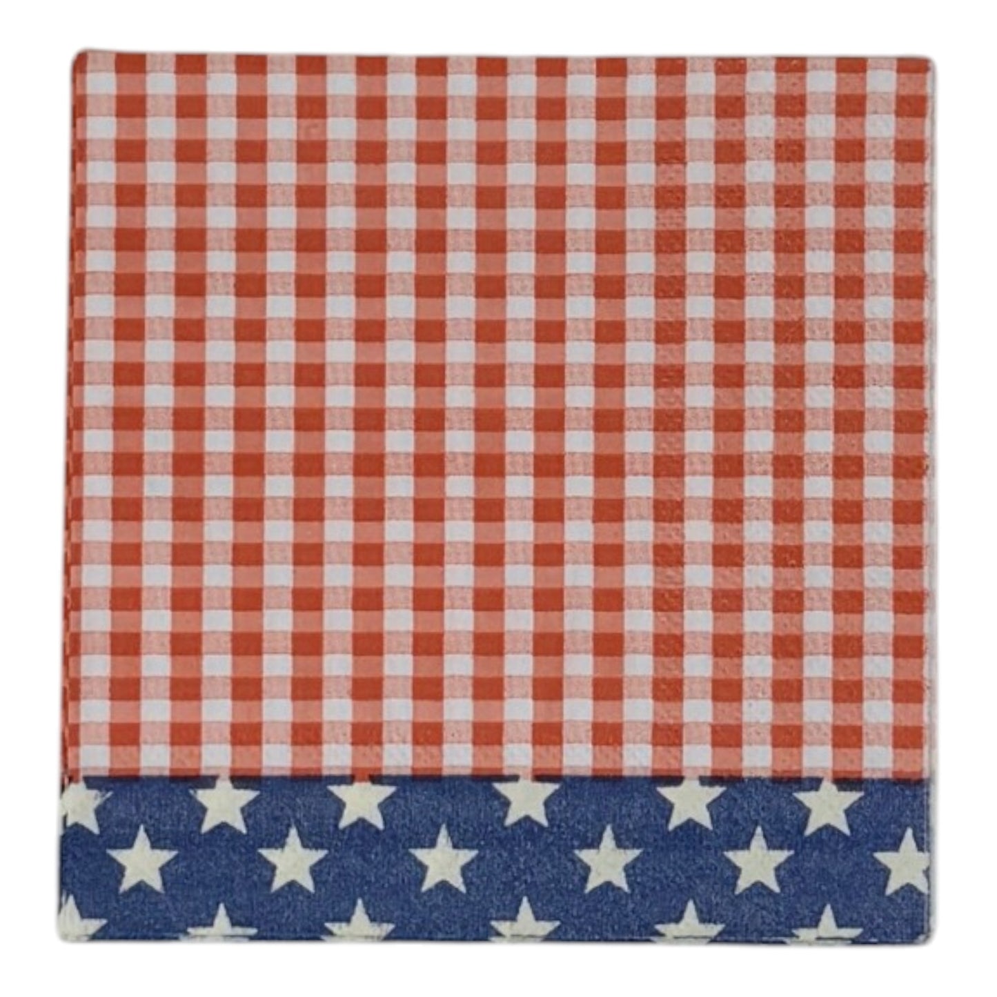 Patriotic Summer Decoupage Paper Napkins – You Choose Design | Americana Bandana Stars Flag | Set of 2