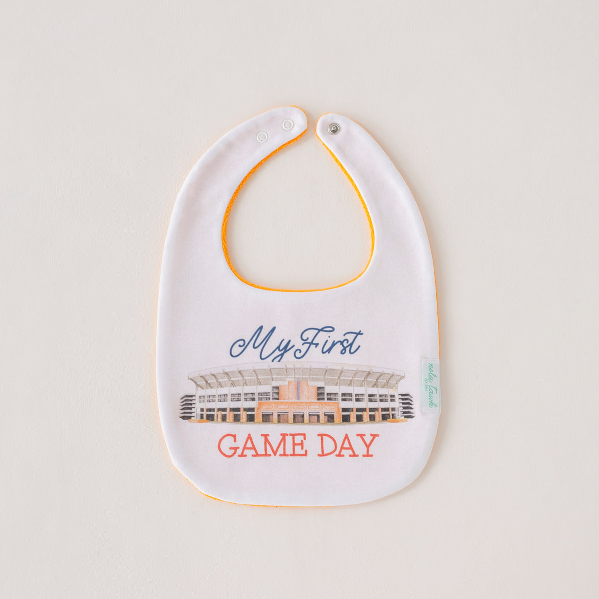 My First Game Day - Auburn Organic Cotton Baby Bib
