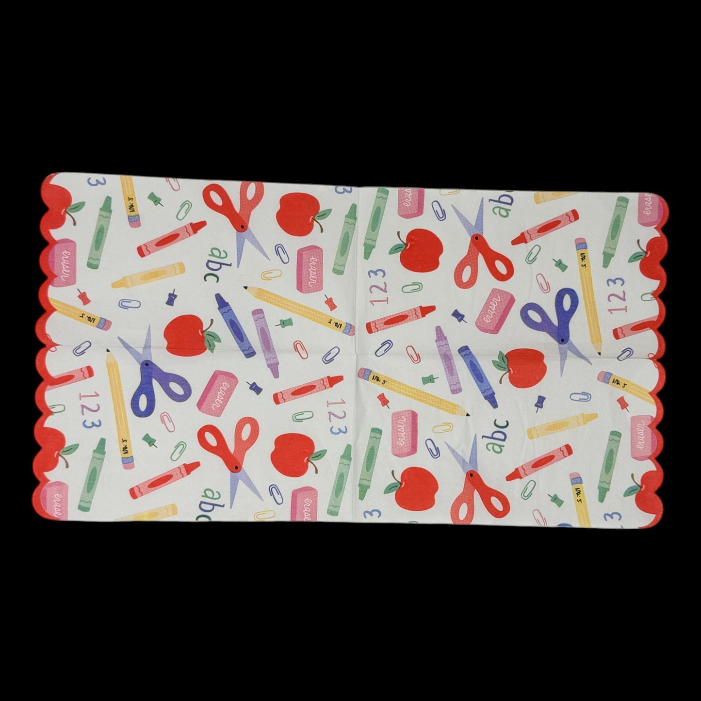 Back to School Bundle Decoupage Paper Napkins – Teacher Gift Classroom Set of 6 | 3 Designs
