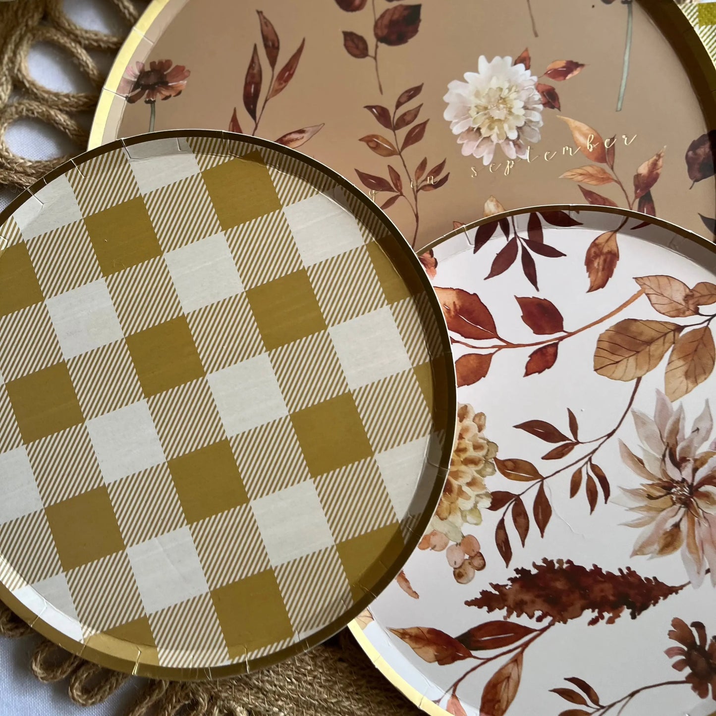Fall Leaf Dinner Paper Plate (8pcs)