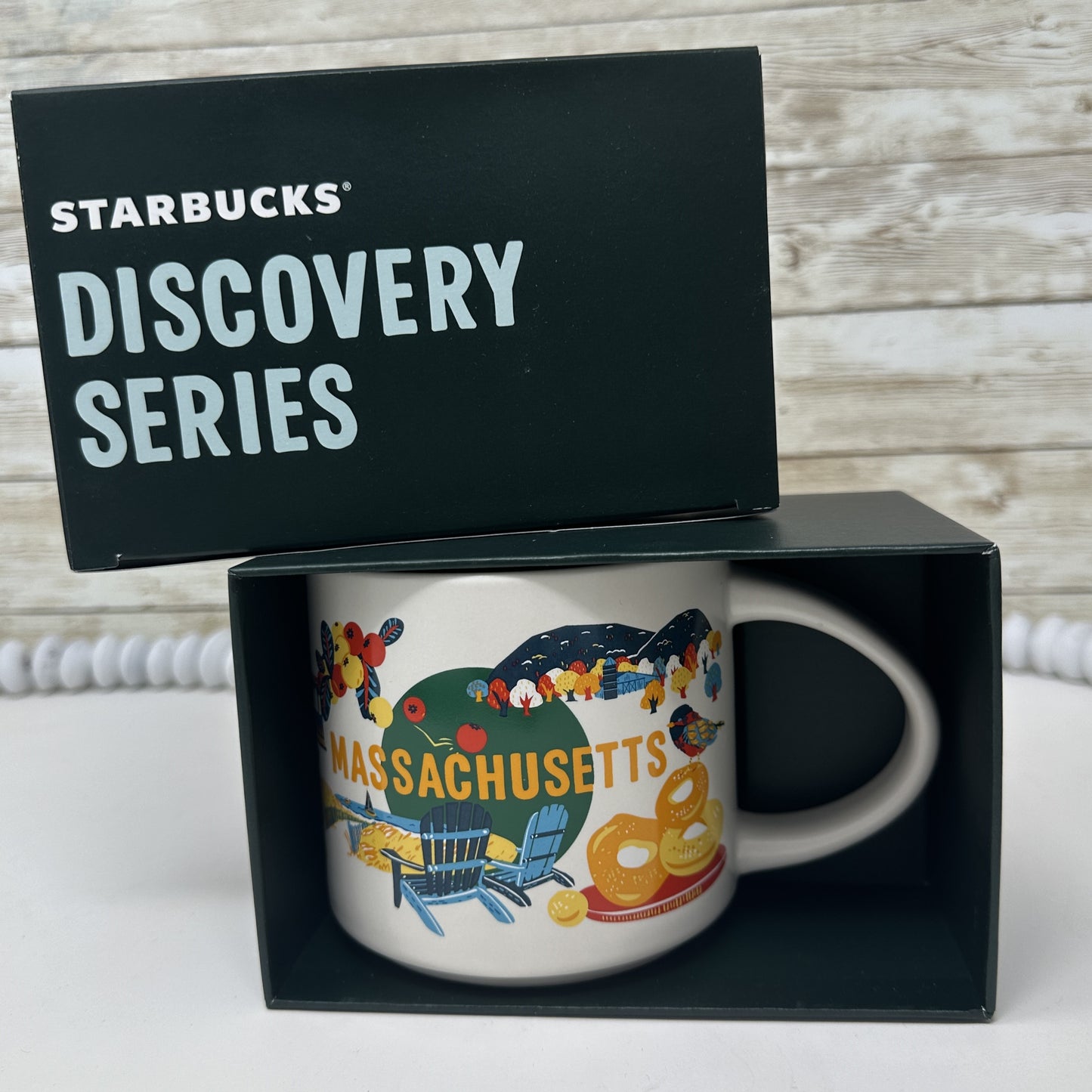 Starbucks Massachusetts "Discovery Series" Mug Brand New in Box